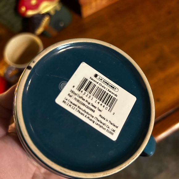 Le Creuset Stoneware Mug Set — Red, Orange, Yellow, Teal, Blue, Purple - Picture 6 of 6